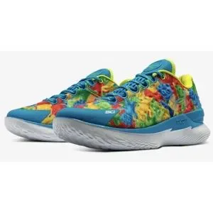 Men Size 9 - Under Armour Curry 1 Low FloTro x Sour Patch Kids Capri/White 2022 Size 10.5 - Under Armour Curry 1 Low FloTro x Sour Patch  main image 3